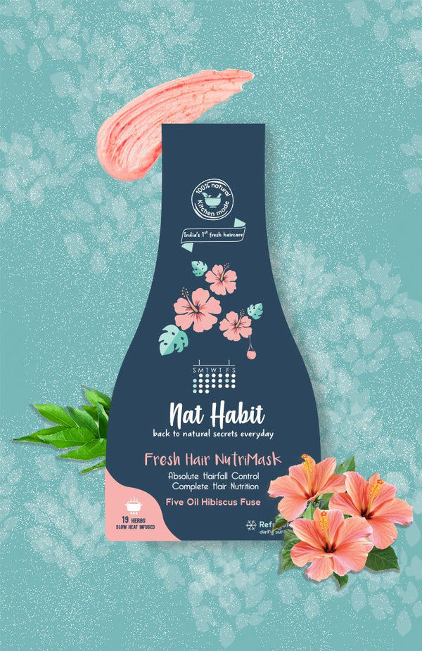 Five Oil Hibiscus NutriMask <br><i>for Hairfall Control</i><br><strong>Available in all cities</strong>