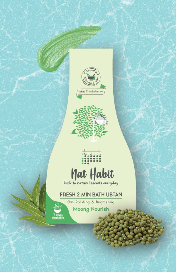 Moong Nourish Bath Ubtan <br><i>Skin Polishing & Brightening</i><br><strong>Available ONLY in Delhi NCR</strong>