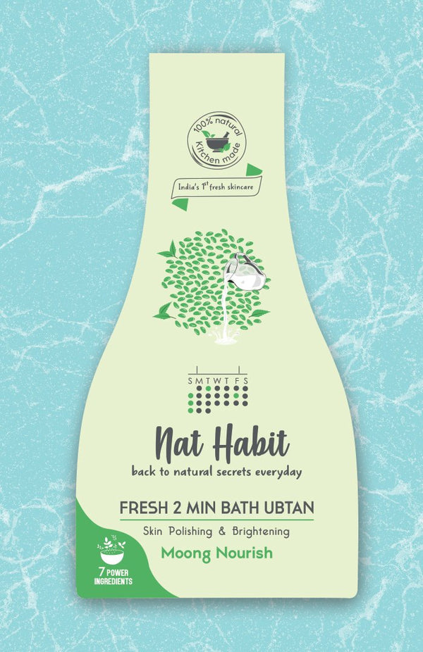 Moong Nourish Bath Ubtan <br><i>Skin Polishing & Brightening</i><br><strong>Available ONLY in Delhi NCR</strong>
