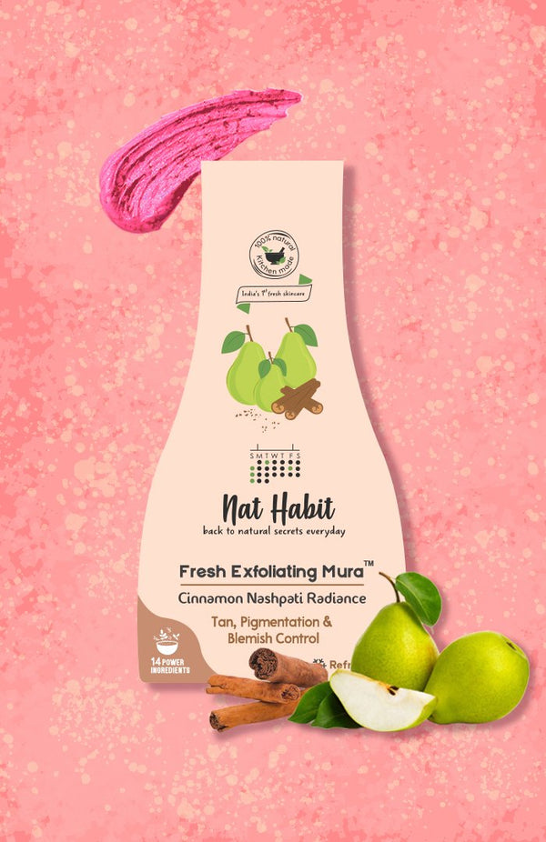 Cinnamon Nashpati Radiance Exfoliating Mura <br><i>Tan, Pigmentation & Blemish Control</i><br><strong>Available ONLY in Delhi NCR</strong>