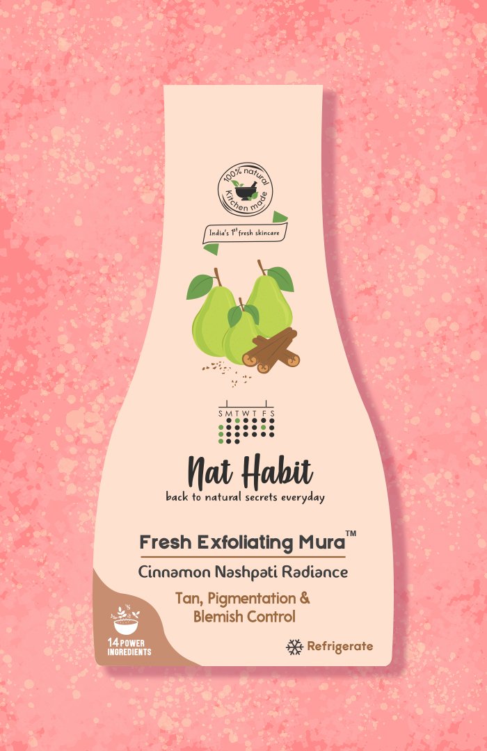 Cinnamon Nashpati Radiance Exfoliating Mura <br><i>Tan, Pigmentation & Blemish Control</i><br><strong>Available ONLY in Delhi NCR</strong>
