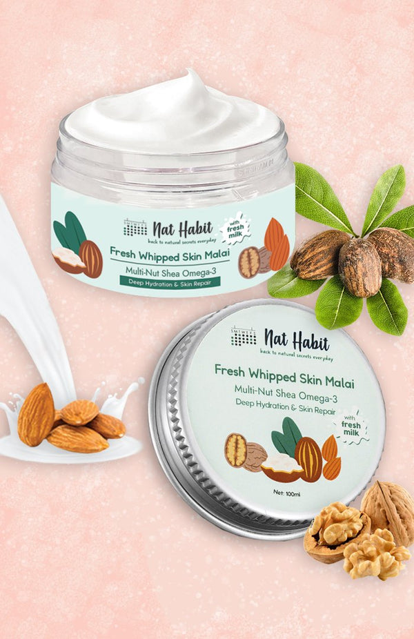 Multi-Nut Shea Omega-3 Skin Malai <br><i>for dry & sensitive skin | 48 HR moisture</i><br><strong>Available in all cities</strong>