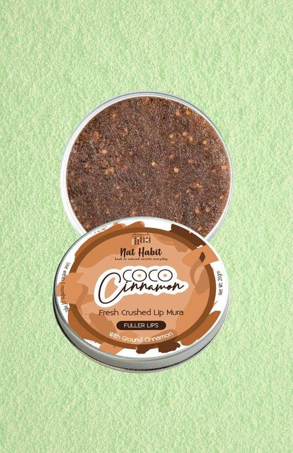 Coco Cinnamon Lip Mura 20g<br><i>Fuller Lips</i><br><strong>Available in all cities</strong>