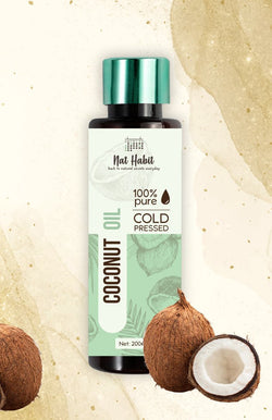 Pure Cold Pressed Coconut Oil 200ml<br><strong>Available in all cities</strong>