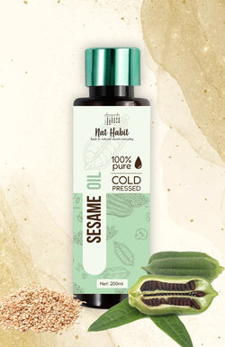 Pure Cold Pressed Sesame <i>(Til)</i> Oil 200ml<br><strong>Available in all cities</strong>