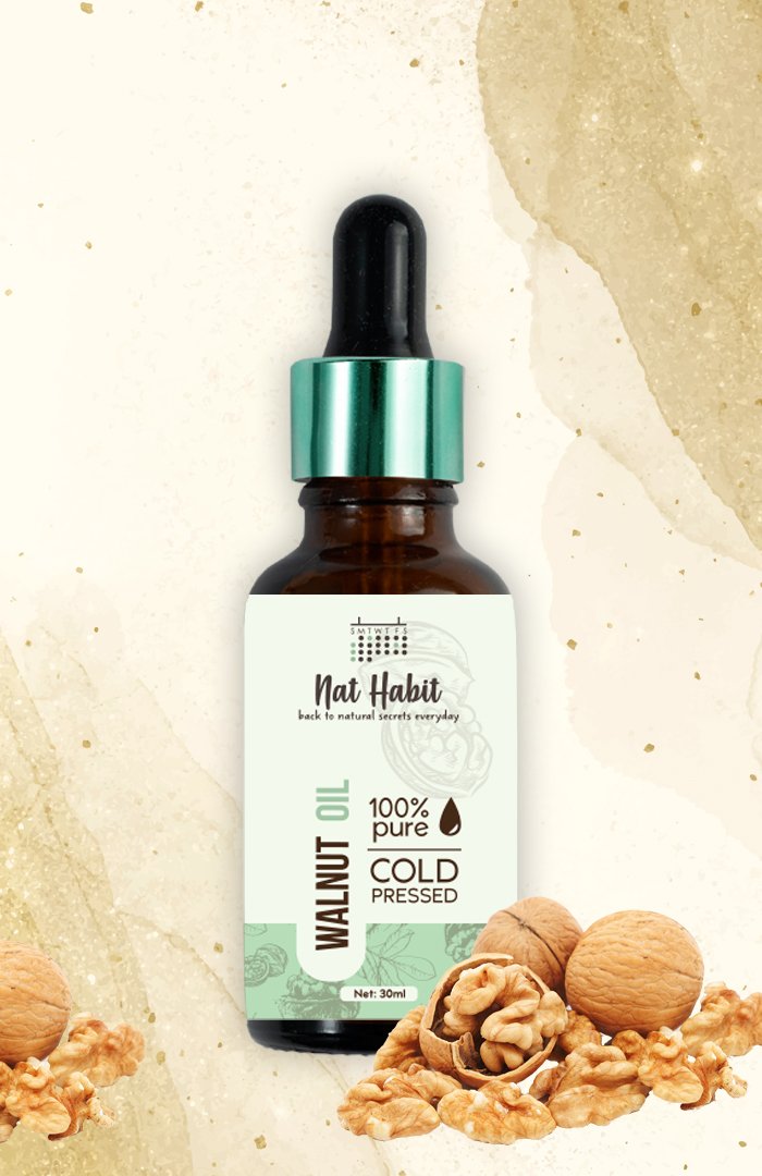 Pure Cold Pressed Walnut <i>(Akhrot)</i> Oil 30ml<br><strong>Available in all cities</strong>