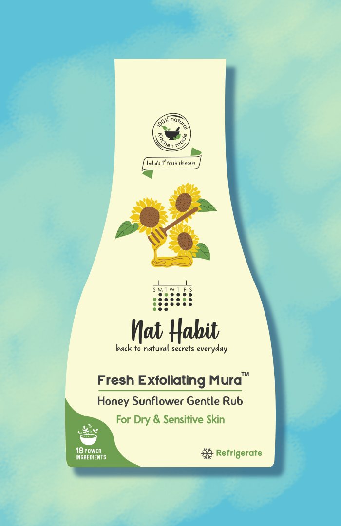 Honey Sunflower Exfoliating Mura <br><i>for Dry & Sensitive Skin</i><br><strong>Available ONLY in Delhi NCR</strong>