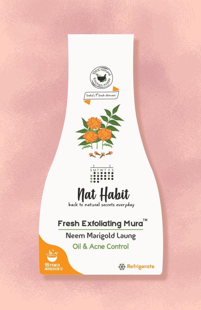 Neem-Marigold-Laung Exfoliating Mura <br><i>Oil & Acne Control</i><br><strong>Available ONLY in Delhi NCR</strong>