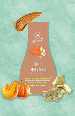 Pumpkin Clay Exfoliating Mura <br><i>Deep Skin Detox</i><br><strong>Available ONLY in Delhi NCR</strong>