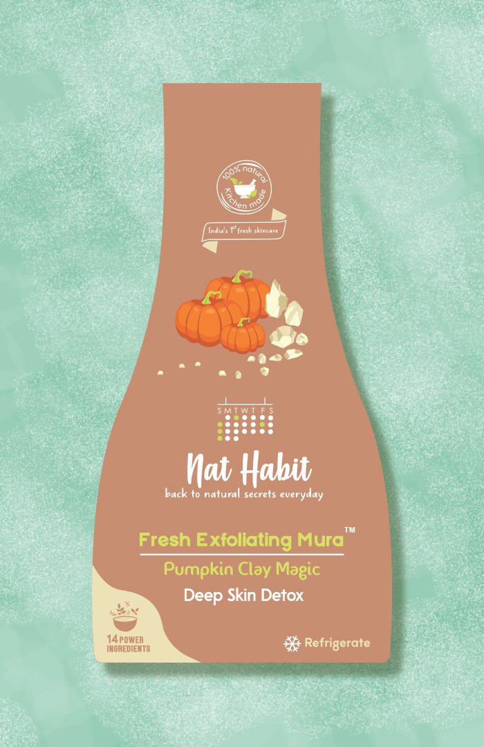 Pumpkin Clay Exfoliating Mura <br><i>Deep Skin Detox</i><br><strong>Available ONLY in Delhi NCR</strong>