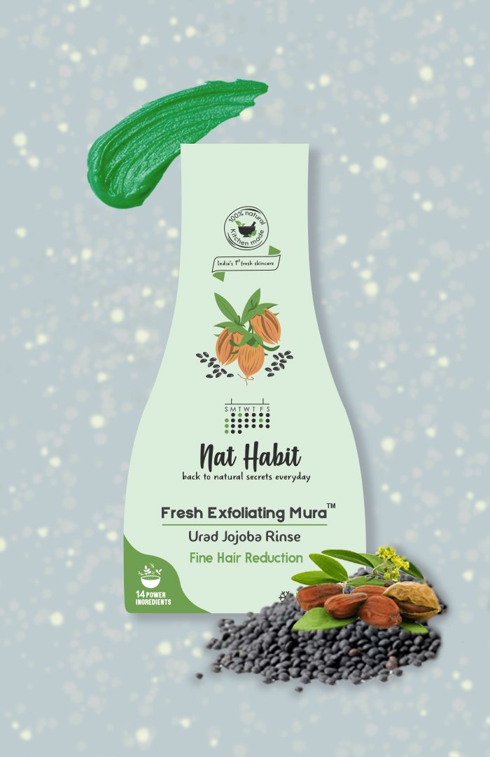 Urad Jojoba Exfoliating Mura <br><i>Fine Hair Reduction</i><br><strong>Available ONLY in Delhi NCR</strong>