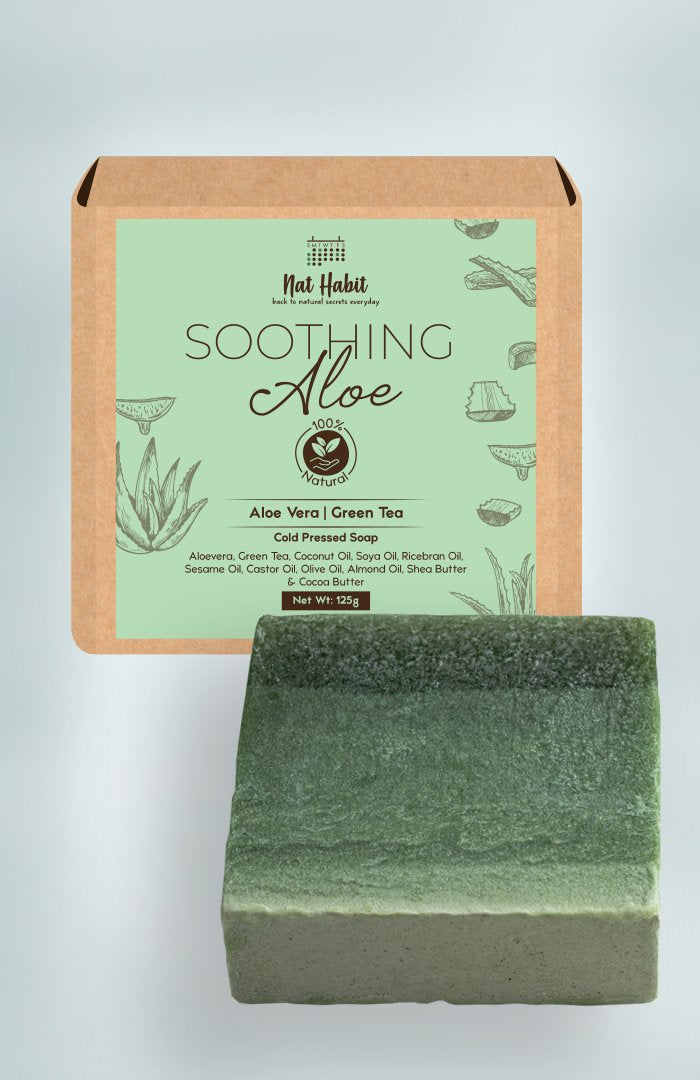 Cold Pressed Soothing Aloe Soap 125g<br><strong>Available in all cities</strong>