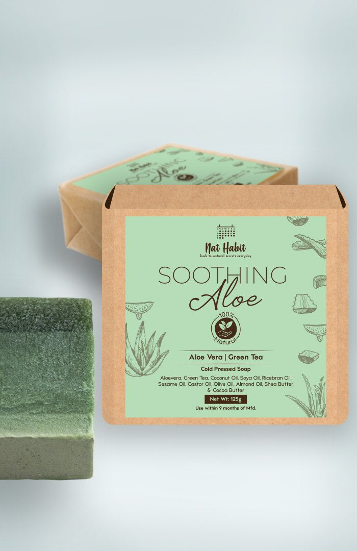 Cold Pressed Soothing Aloe Soap 125g<br><strong>Available in all cities</strong>