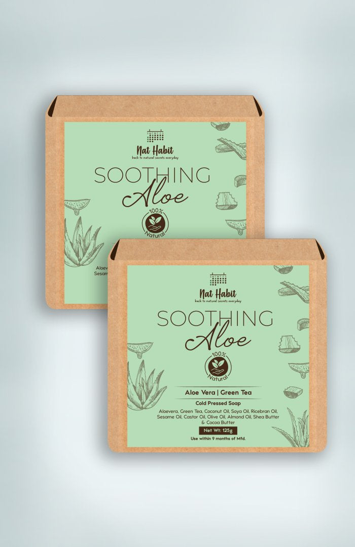 Cold Pressed Soothing Aloe Soap 125g<br><strong>Available in all cities</strong>