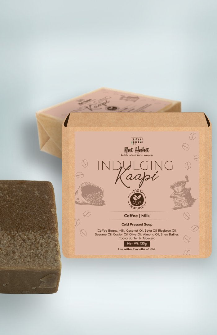 Cold Pressed Indulging Kaapi Soap 125g<br><strong>Available in all cities</strong>