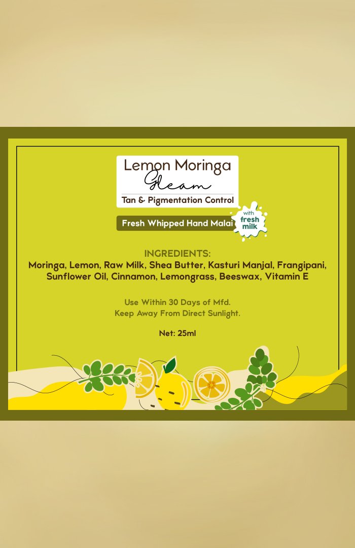 Lemon Moringa Hand Malai <br><i>Tan & Pigmentation Control</i><br><strong>Available in all cities</strong>