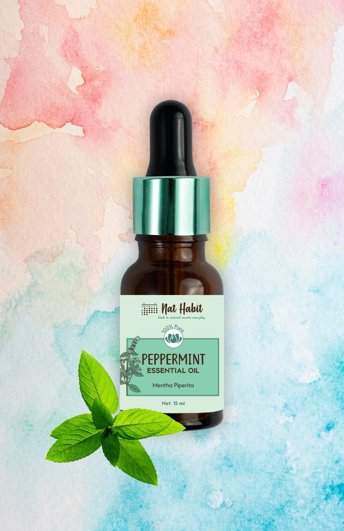 Pure Peppermint Essential Oil 15ml<br><strong>Available in all cities</strong>