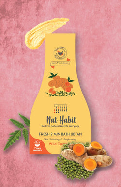 Wild Turmeric Bath Ubtan <br><i>Skin Polishing & Brightening</i><br><strong>Available ONLY in Delhi NCR</strong>